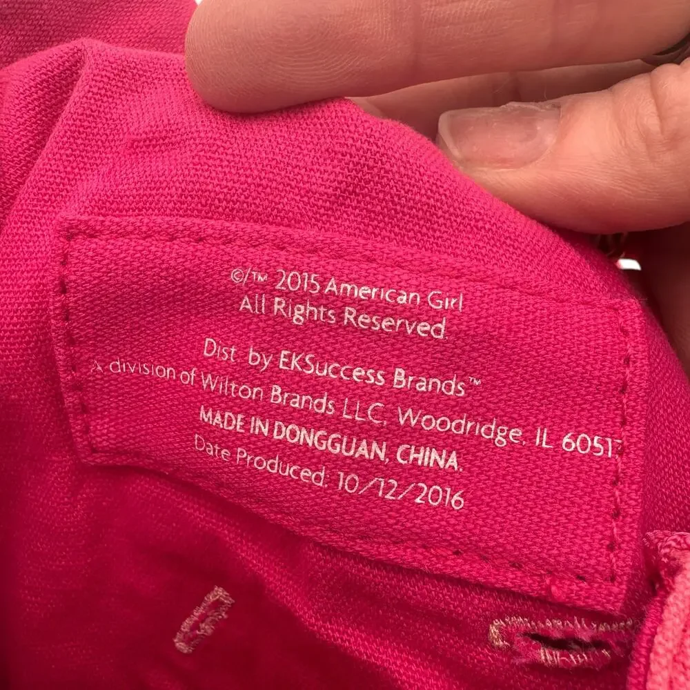 2015 Vintage American Girl Pink Girls Messenger Bag Purse